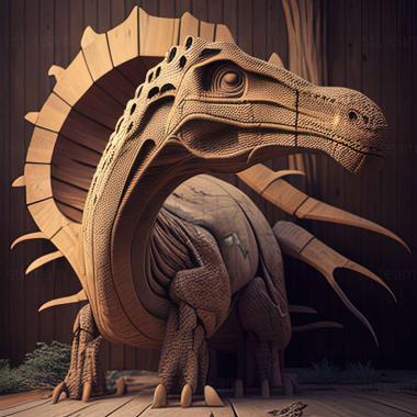 3D модель Шуангмиаозавр (STL)
